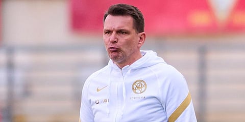 Outgoing Slovakia coach Stefan Tarkovic (Photo | AP)