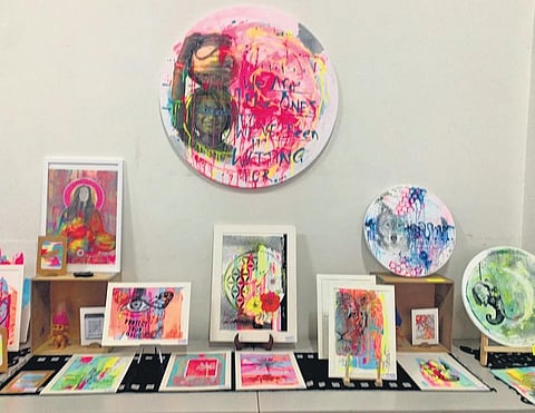 Artworks exhibited at the recent TIFFn Pop show