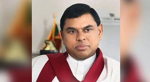Sri Lanka Former Finance Minister Basil Rajapaksa (Photo | Twitter)