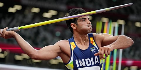 Olympic gold medalist Neeraj Chopra (Photo | AP)