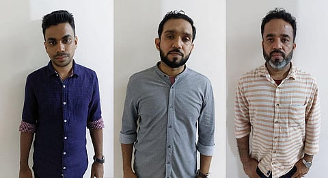 Aboobackar Siddik, Riyas Hassan and Abdul Razak