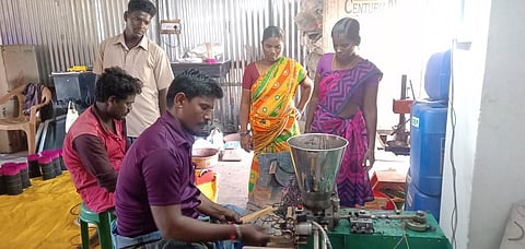 ABK Mayil MAS agarbattis by Ayyanar and Bay Shalini fill racks of shops across Kallakurichi, Cuddalore and Tiruvannamalai. (Photo | EPS)