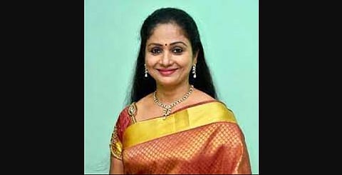 BJP functionary and former newsreader Sowdha Mani.