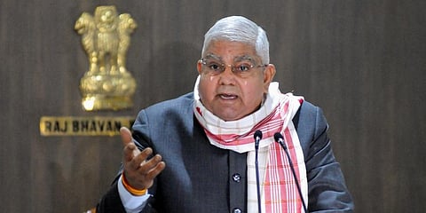 Vice President Dhankhar resigned from his post on Monday evening, citing medical reasons. 