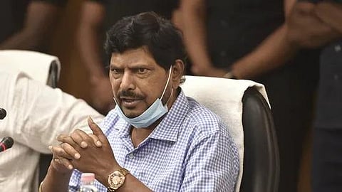 Union Minister of State for Social Justice and Empowerment Ramdas Athawale. (Photo | PTI)