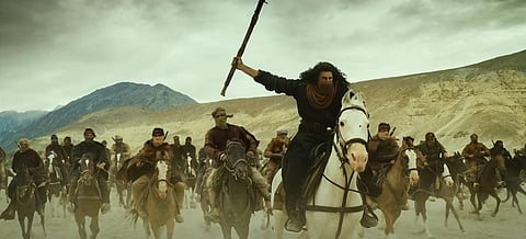 A still from Ranbir Kapoor's 'Shamshera' (Photo | YouTube Screengrab)