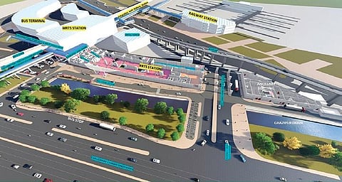 This unique station design will ensure seamless and easy movement of passengers from one mode of transport to another