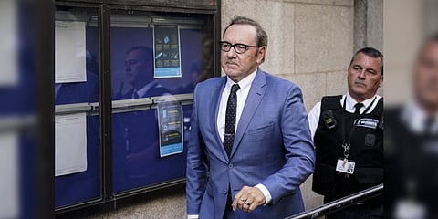 Actor Kevin Spacey arrives at London’s Central Criminal Court.(Photo | AP)