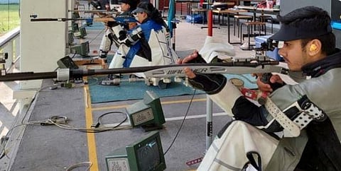 Shooting World Cup: Aishwary Tomar strikes gold in Men's 50m Rifle 3 Positions 