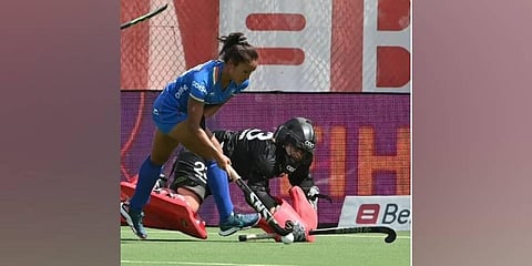 Young forward Hockey star Lalremsiami (Photo | Lalremsiami Twitter)