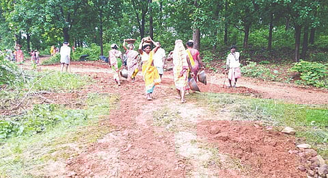 The locals had no motorable road to their village which restricted access to emergency services as ambulances and four wheelers couldn’t go beyond the main roads.
