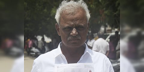 55-year-old farmer K Rajyakkodi (Photo| Special Arrangement)