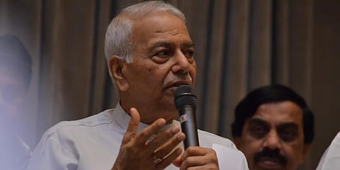 Opposition's presidential candidate Yashwant Sinha (Photo| Twitter)