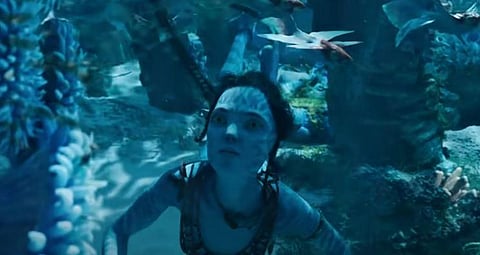 A screengrab from the teaser of the movie 'Avatar: The Way of Water'. 