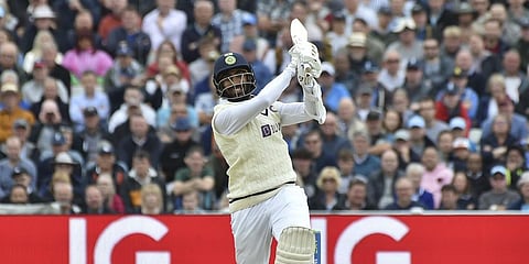 Jasprit Bumrah bats during the second day of the fifth cricket test match between England and India at Edgbaston.(Photo | AP)