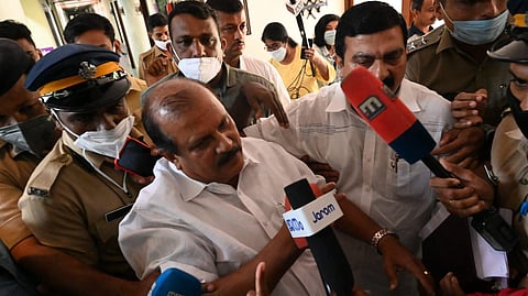 PC George under police custody.