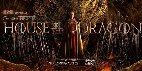 Poster of 'House of the Dragon'.(Photo | Twitter)
