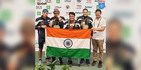 India produced their best-ever performance at the Para Shooting World Cup.(Photo | Twitter, SAI Media)