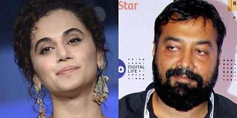 (L) Actress Taapsee Pannu and (R) Director Anurag Kashyap (Photos | PTI)