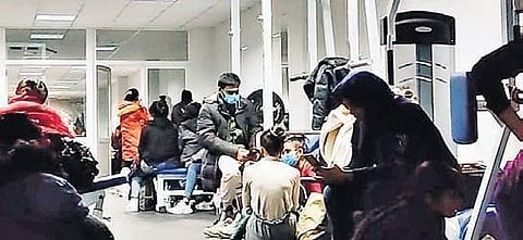 Indian MBBS students stuck in a bunker in Ukraine’s Zaporizhzhia (File photo)