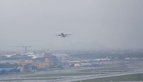 A view of Chennai airport from St Thomas Mount. (File photo| Martin Louis, EPS)