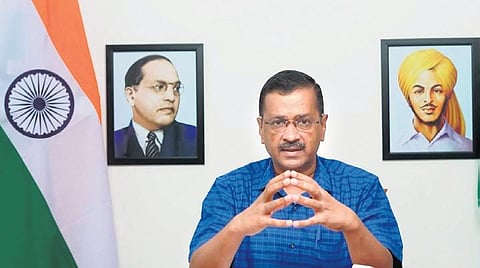 Delhi Chief Minister Arvind Kejriwal .