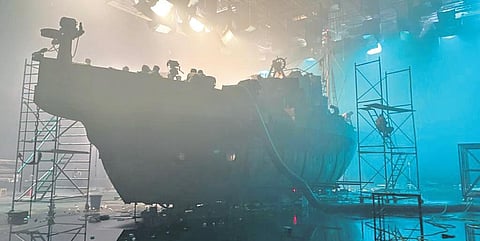 A scene set up for the film Vikrant Rona.