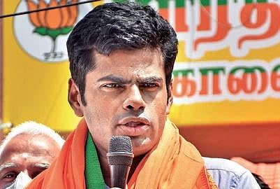 BJP state president K Annamalai