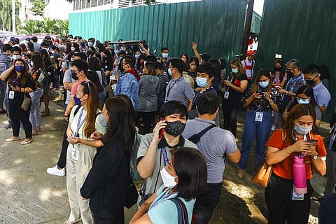 A strong earthquake shook the northern Philippines on Wednesday, causing some damage and prompting people to flee buildings in the capital.  (Photo | AP)