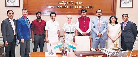 Rotary International’s president Jennifer Jones met Chief Minister of Tamil Nadu, MK Stalin, on Wednesday