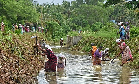 Modi govt 'killing off' MGNREGA by cutting budgets, delaying payments: Congress