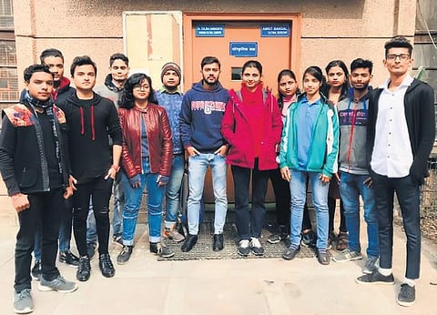 Urdu title of theatre society changed by principal, allege Ambedkar college thespians