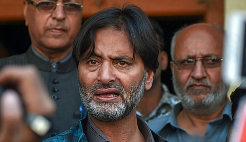 Kashmiri separatist leader Yasin Malik. 
