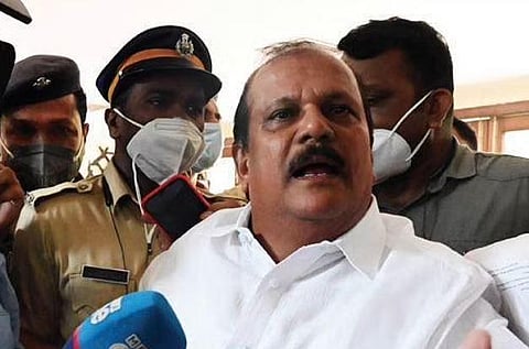 P C George speaking to media while police take him for interrogation on Saturday | Vincent Pulickal