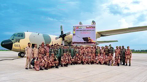 Oman Army Contingent for Exercise Al Najah IV.