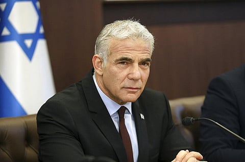 Israel's caretaker Prime Minister Yair Lapid (Photo | AP)