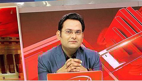 TV news anchor Rohit Ranjan (Photo | Twitter/@iShagun1)