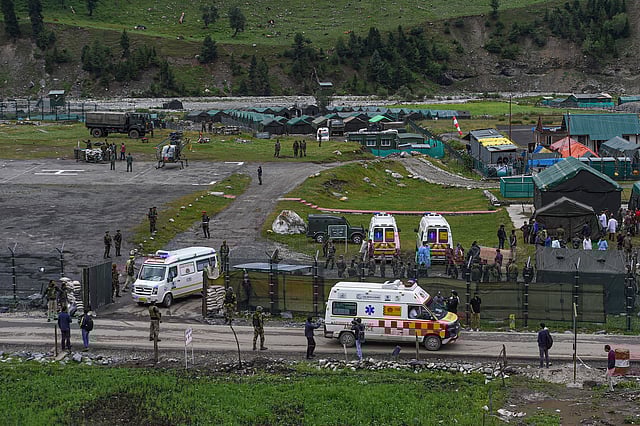 Hundreds of pilgrims have died in the past due to exhaustion and exposure to harsh weather during the journey through the icy mountains. In 1996, thousands of people were caught in a freak snowstorm during their trek, leading to more than 250 fatalities. (Photo | PTI)