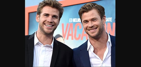 Brothers-actors Liam and Chris Hemsworth. (File Photo | AP)