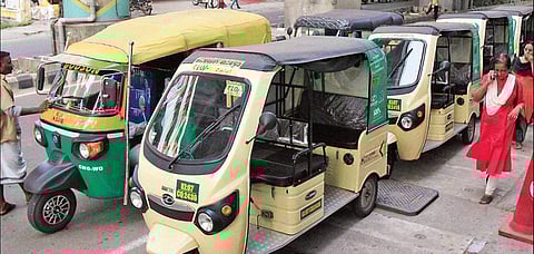 E-autos image used for representational purpose. (Photos | EPS/ARUN ANGELA)