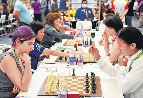 The USA team is among the most diversified in the ongoing Chess Olympiad at Mahabalipuram in Chennai. (Photo | R Satish Babu/EPS)