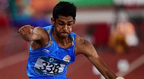 Long jumper Murali Sreeshankar (Photo | AFP)