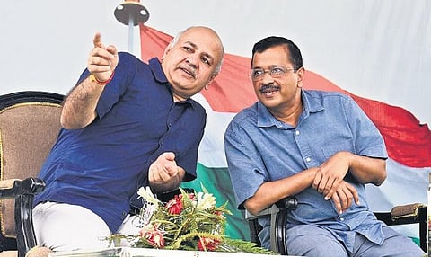 Delhi CM Kejriwal hoists 500th high-mast Tricolour in Mayur Vihar