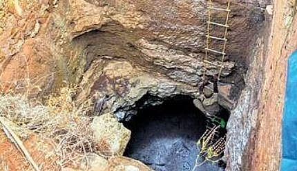 Assembly Speaker M Appavu and Tirunelveli Collector V Vishnu visit the farm well at Ayankulam. (Photo | V Karthikalagu, EPS)