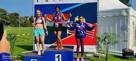 Fighting against odds: Woman cop bags six medals in athletics at Rotterdam