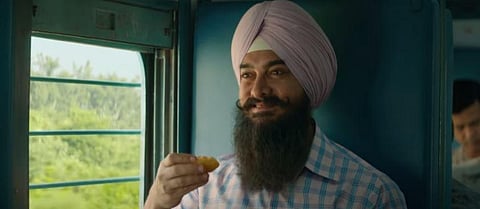 Aamir Khan from the movie 'Laal Singh Chaddha'. (Photo | Youtube Screengrab)