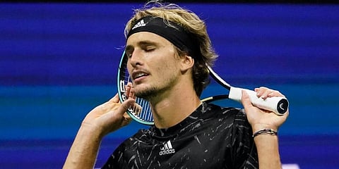 Germany's world number two Alexander Zverev. (File Photo | AP)
