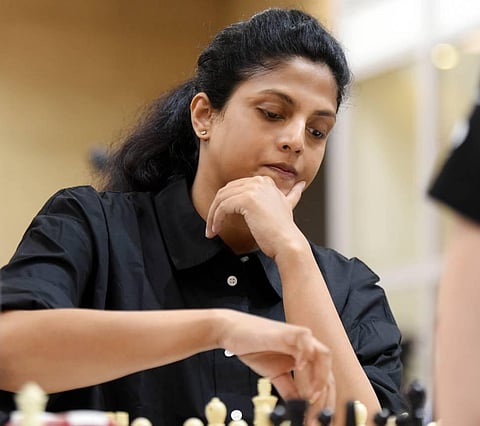 Chess player D Harika. (Photo | R Sathish Babu/EPS)