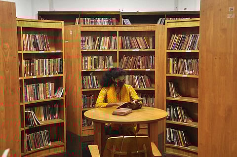 Kerala State Central Library in Thiruvananthapuram. (Photo | B P Deepu, EPS)