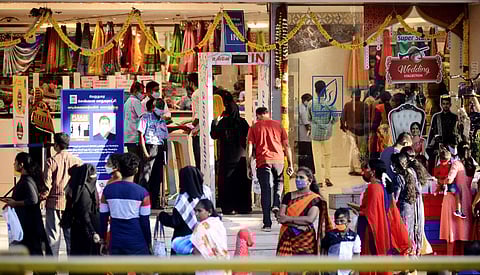 People at a shopping mall. (File Photo | EPS)